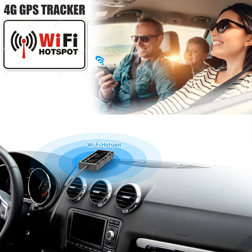 JIMI 4G JM-VL01 Wifi Hotspot Vehicle Tracking Device Cut-off Engine Remote RS485 Port Multi Alarm Anti-thieft GPS Locator