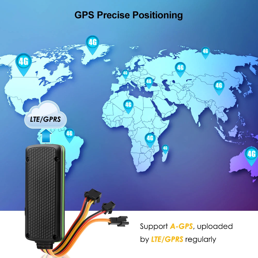 MICODUS 4G MV400G Car GPS Tracker Waterproof GPS Locator Car Realtime Shock Move Alarm Geo-fence Tracking Device