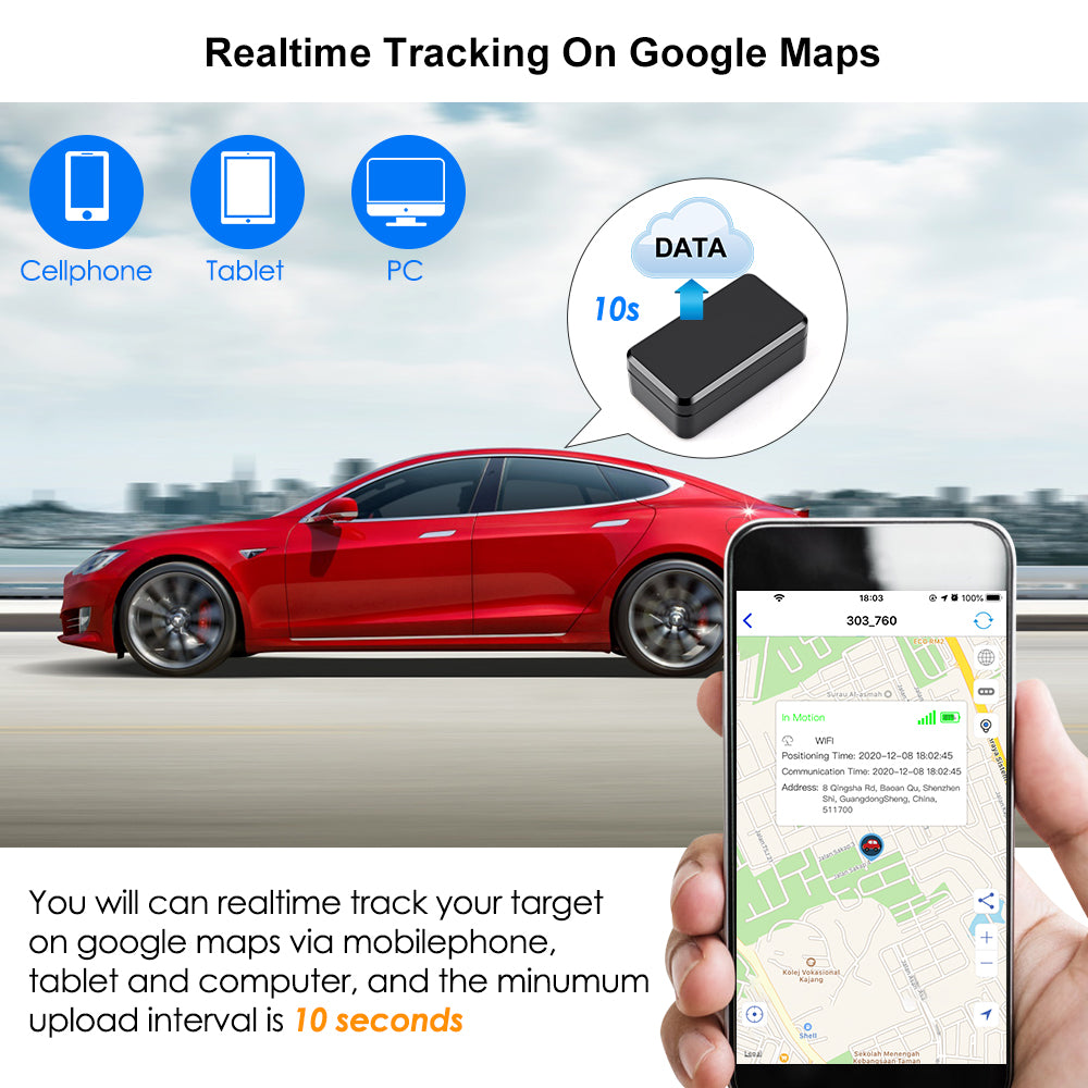 CABAN G11 2G Car 5000mAh  GPS Tracker Waterproof GPS Tracker Auto Magnet Voice Monitor