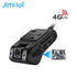 JIMIMAX JC400P 4G GPS DashCam Car DVR 2 Live Stream Video Cut-Off Fuel 1080P Car Recorder 450mAH Battery Front Inside DVR