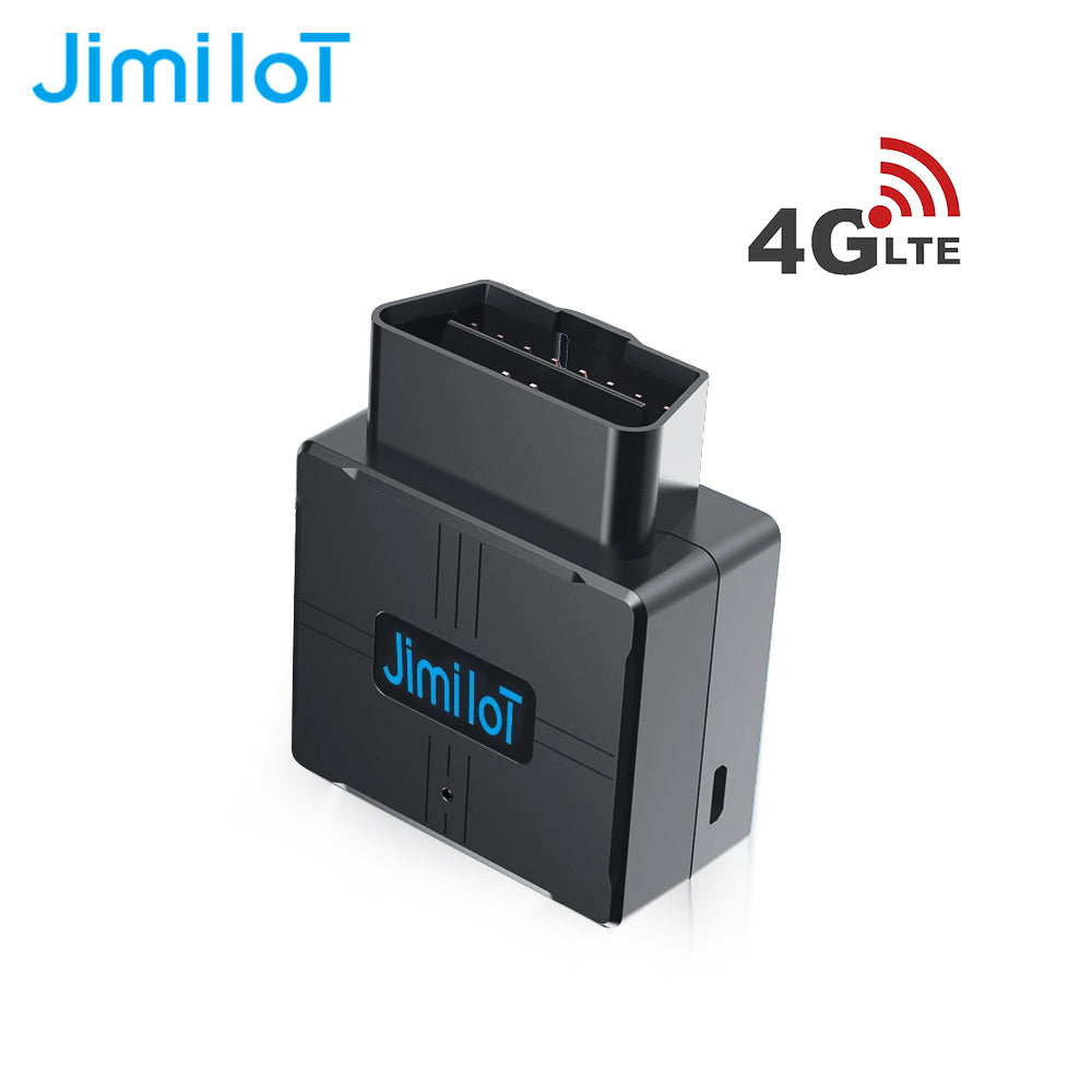 JimiloT VL502 OBD2 Bluetooth 4G GPS Tracker with Canbus Diagnostic Plug & Play Alarm Real-time Tracking