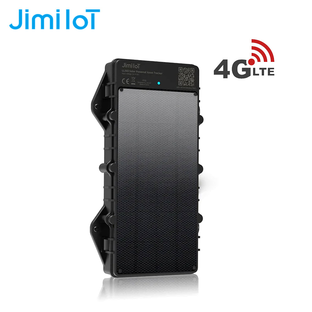 JIMIIOT LL303 4G Solar GPS Tracker Vehicle Tracking Device Locat Auto Tag Rastreador Waterproof Car Alarm