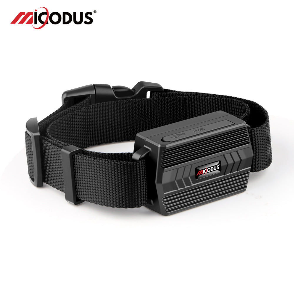 MiCODUS GPS Dog Tracking Device ML935 with 3000mAh Backup Battery Waterproof Geo-fence Voice Monitor