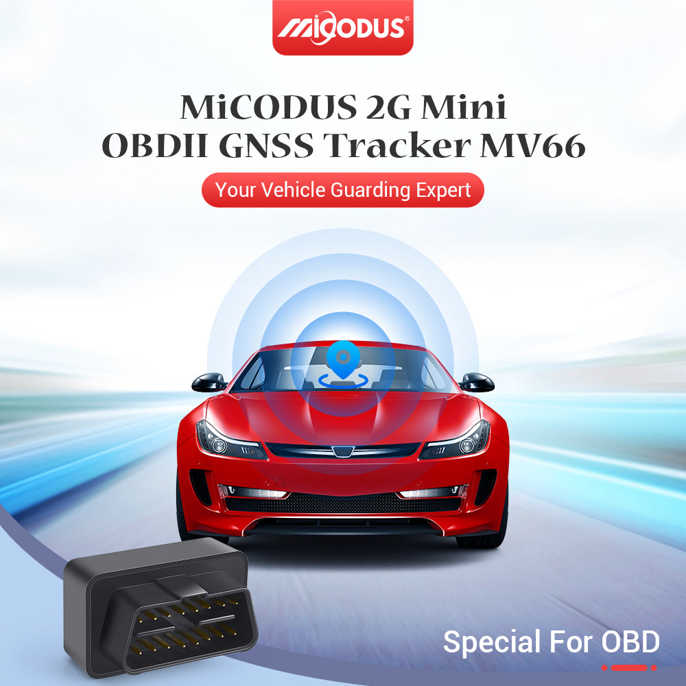 Mini OBD II GPS Car Locator MV66 Anti-theft Low Battery Alarm Geo-fence Voice Monitor Global Tracking