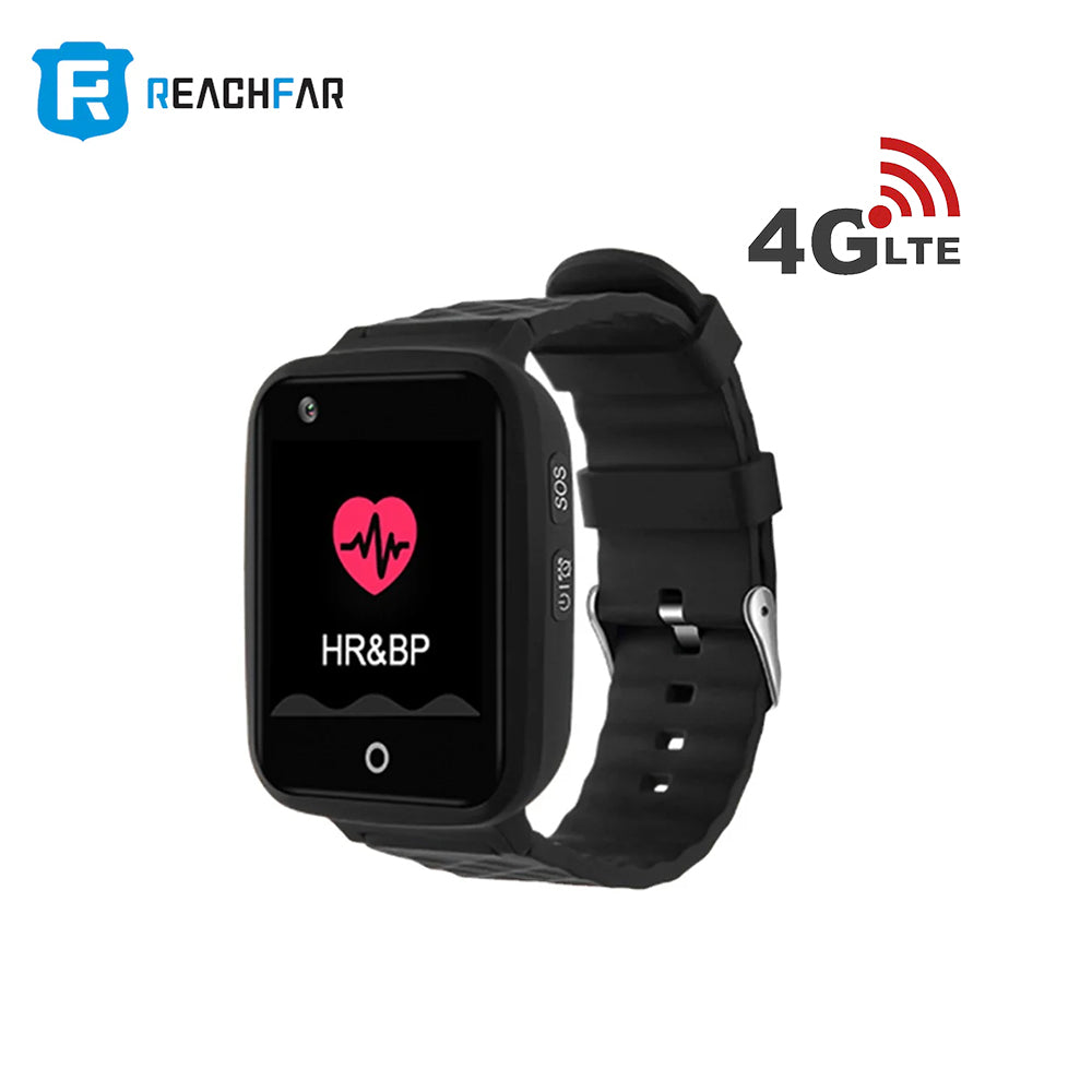 ReachFar V46 Wholesale OEM 4G 3G Child Kids Alzheimer's Sos Panic Elderly Waterproof Ip67 Heart Rate Smart Gps Watch