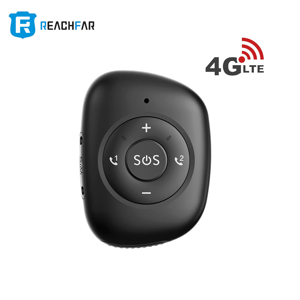 4G GPS Tracker Anti Lost And Panic Button SOS Call With Fall Alert Tracking Pendant RF-V50 Designed By ReachFar